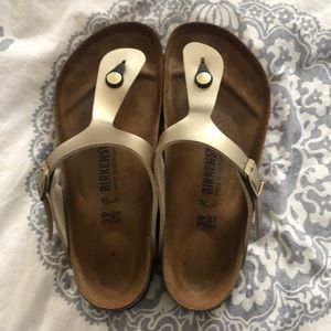 Birkenstock- Gizeh-gold